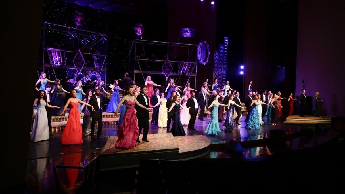 Dress rehearsal for It's a Grand Night for Singing at the Singletary Center for the Arts on Wednesday June 8, 2016 in Lexington, Ky.