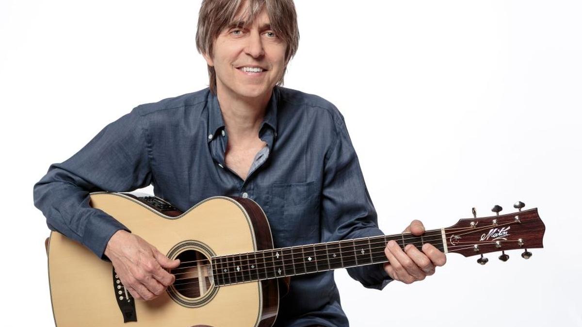 Eric Johnson performs Monday night at “The WoodSongs Old-Time Radio Hour.”