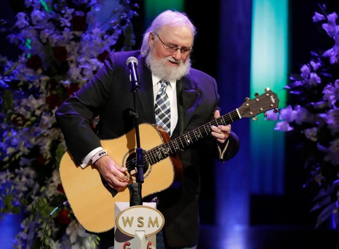Charlie Daniels performs during a memorial service for country music singer Troy Gentry at the Grand Ole Opry House, Thursday, Sept. 14, 2017, in Nashville, Tenn. Gentry, who made up the duo Montgomery Gentry with Eddie Montgomery, died Sept. 8 in a helicopter crash.