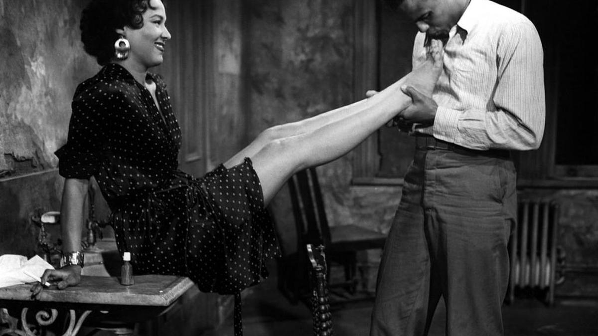 Dorothy Dandridge and Harry Belafonte star in “Carmen Jones.”