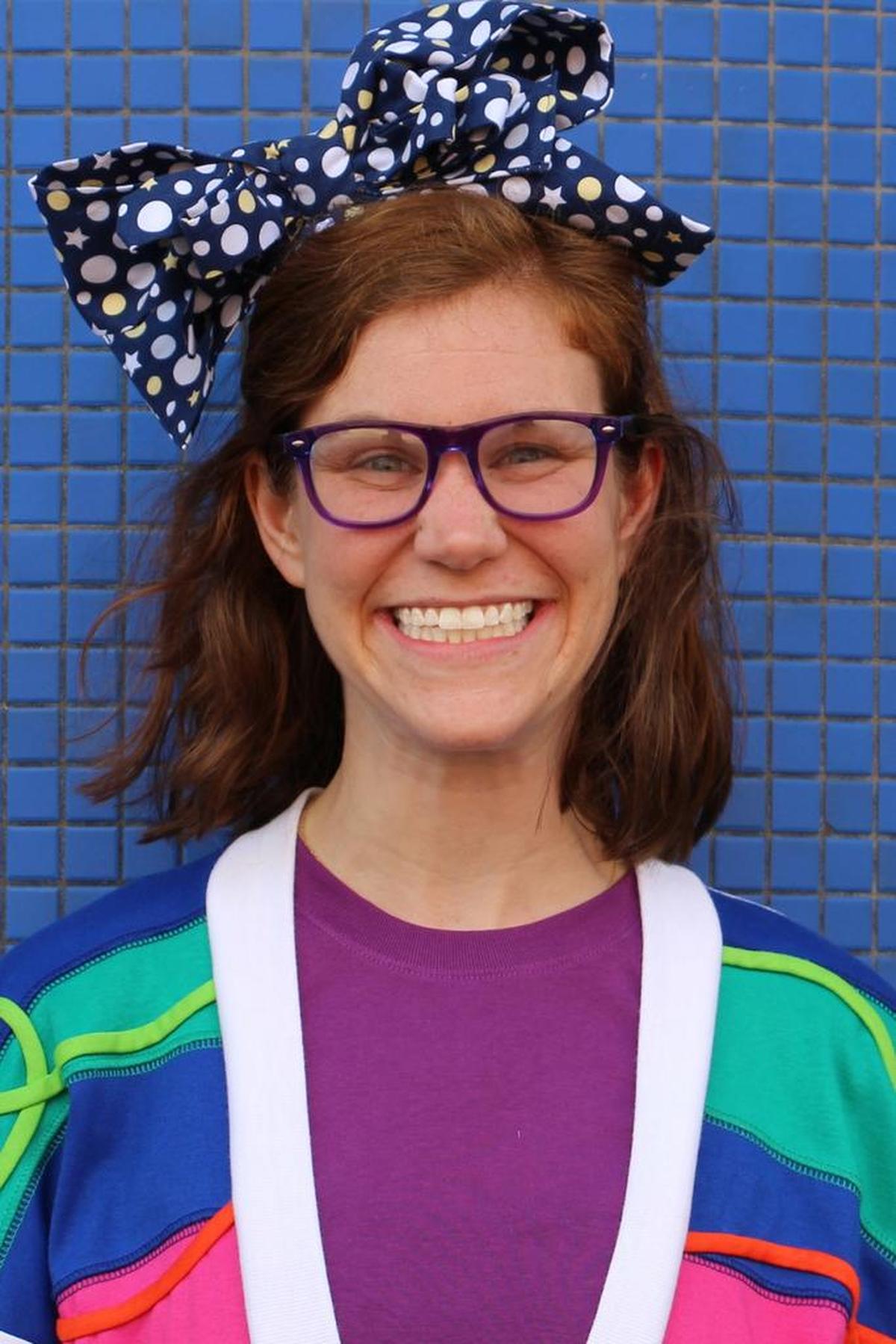 Courtney Wood as Junie B. in Lexingtion Children’s Theatre’s “Junie B. Jones is Not a Crook.”