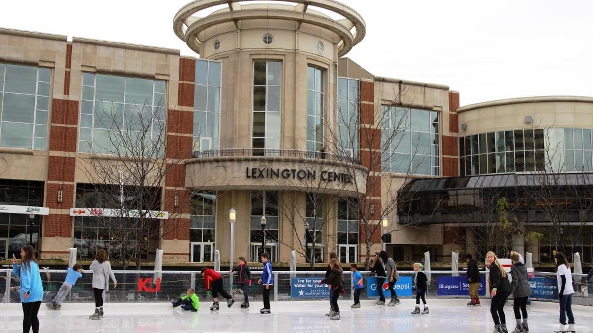 It’s ice-skating season again at Triangle Park in downtown Lexington.