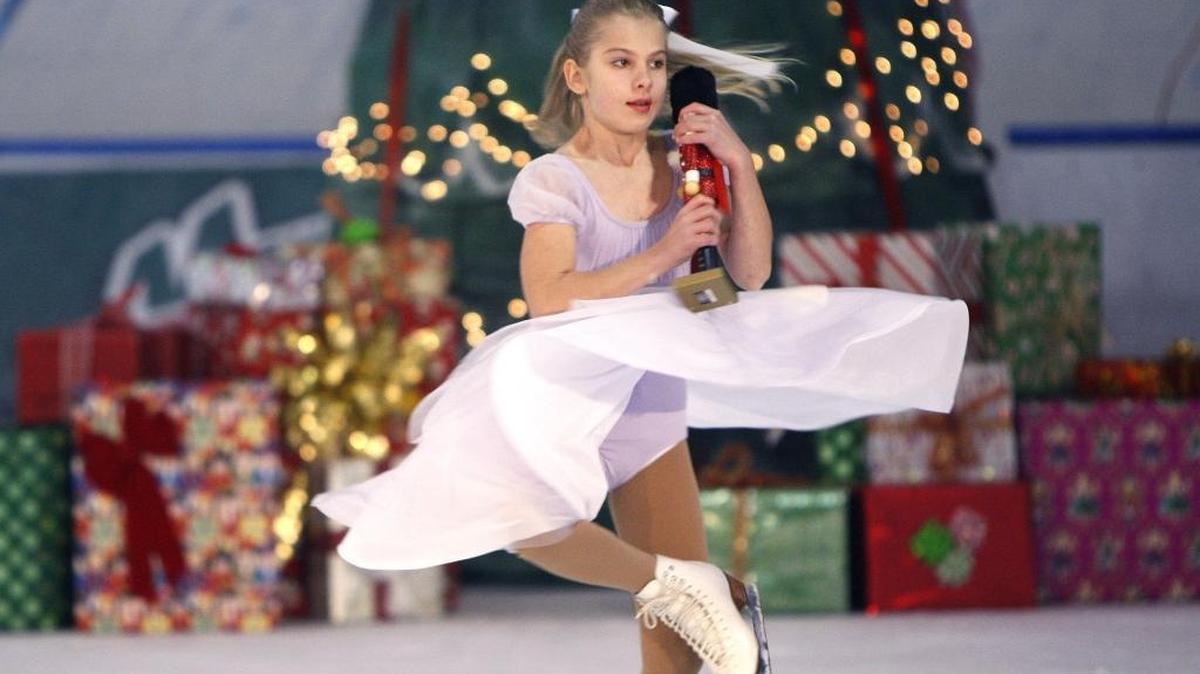 Ana Despa plays young Clara in the Thoroughbred Figure Skating Club’s 2015 production of “The Nutcracker on Ice.” The figure-skating version of the classic holiday story is performed three times this weekend at the Lexington Ice Center.
