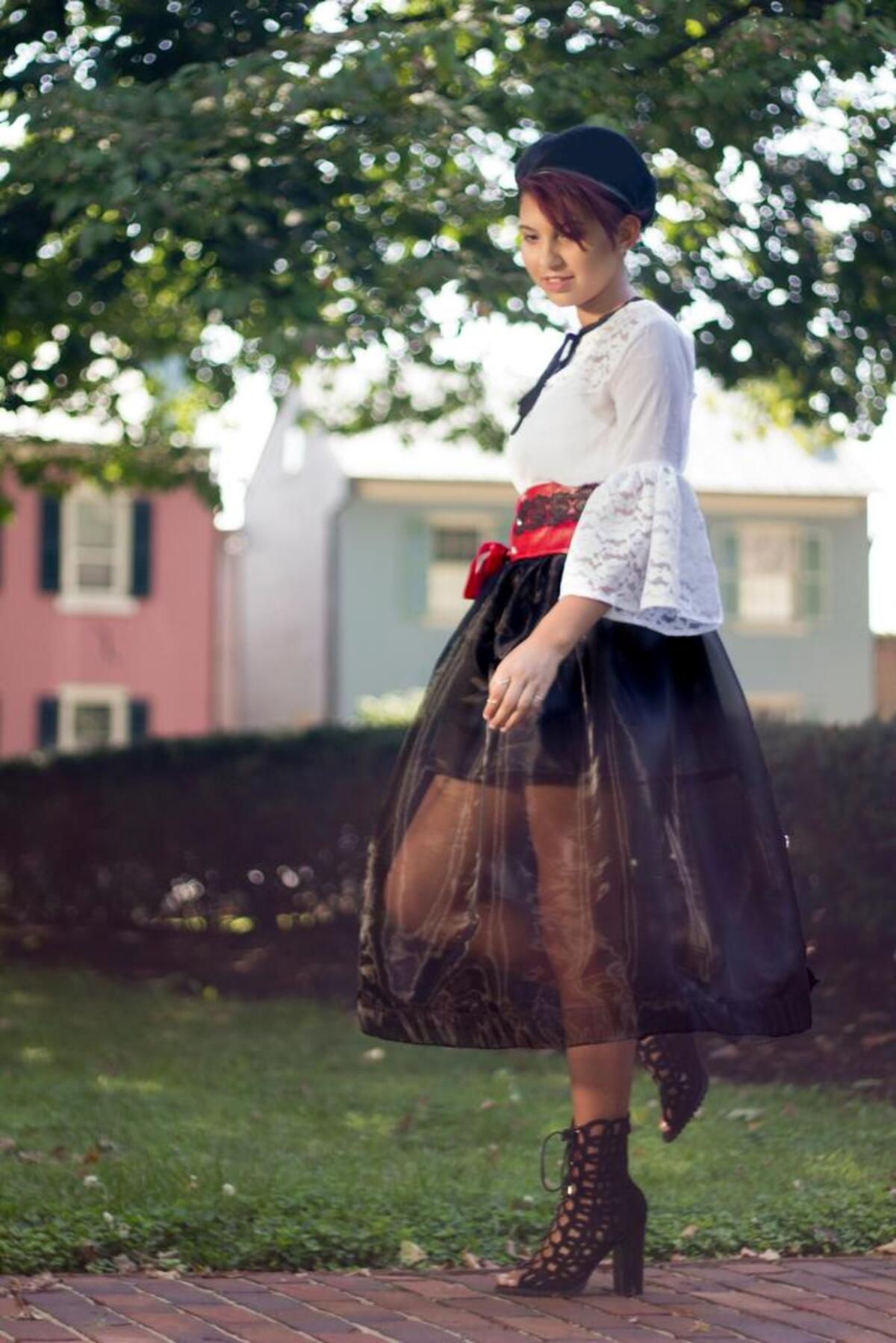 A model wearing fashions by Soreyda Benedit-Begley, one of the designers to be featured at Blossom 2018.