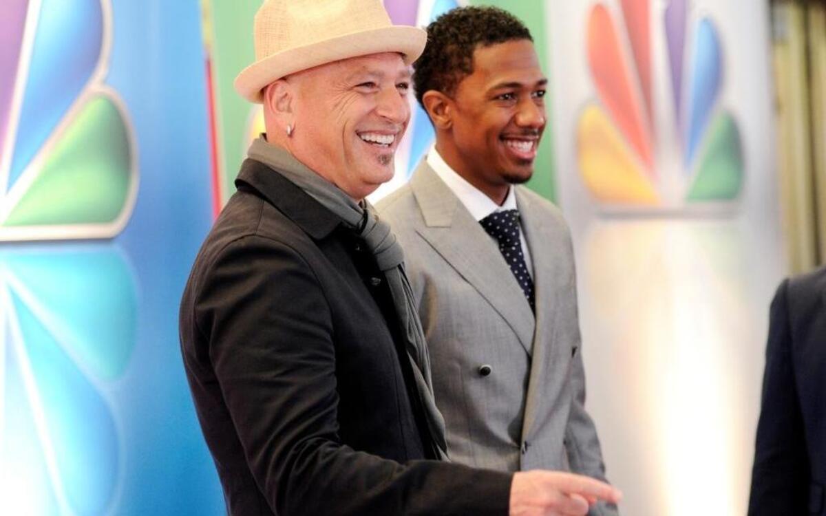 Howie Mandel, left, and Nick Cannon, longtime judges and host, respectively, onin the NBC TV show “America’s Got Talent,” will share a bill Saturday doing stand-up comedy at Norton Center for the Arts in Danville.
