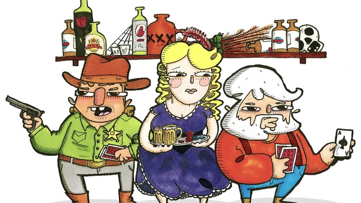 Original characters by artist Charlie Haggard, who will be at the Central Library Gallery during Gallery Hop.
