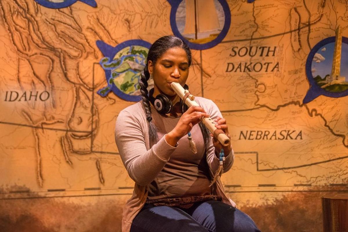 Alex Reeves as Jane in Lexington Children’s Theatre’s production of “Sacagawea: Discovering History.”