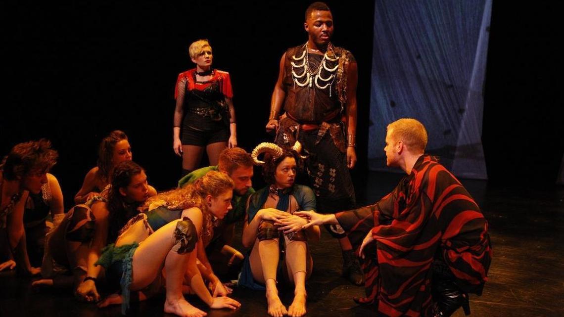 Dress rehearsal of Blackbird Dance Theatre’s production of “Titus” at the Downtown Arts Center.