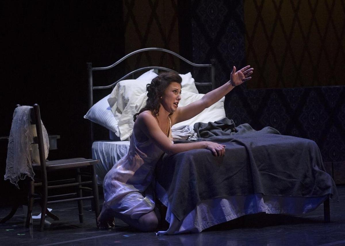 Jessica Bayne is Violetta in the University of Kentucky Opera Theatre production of “La Traviata.”