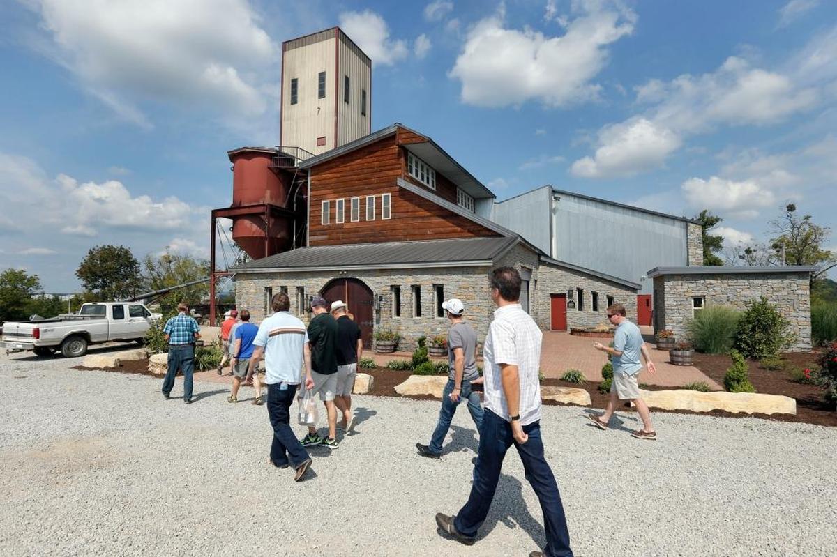 Visitors took a tour of the Willett Distillery in Bardstown during the 2013 Kentucky Bourbon Festival.
