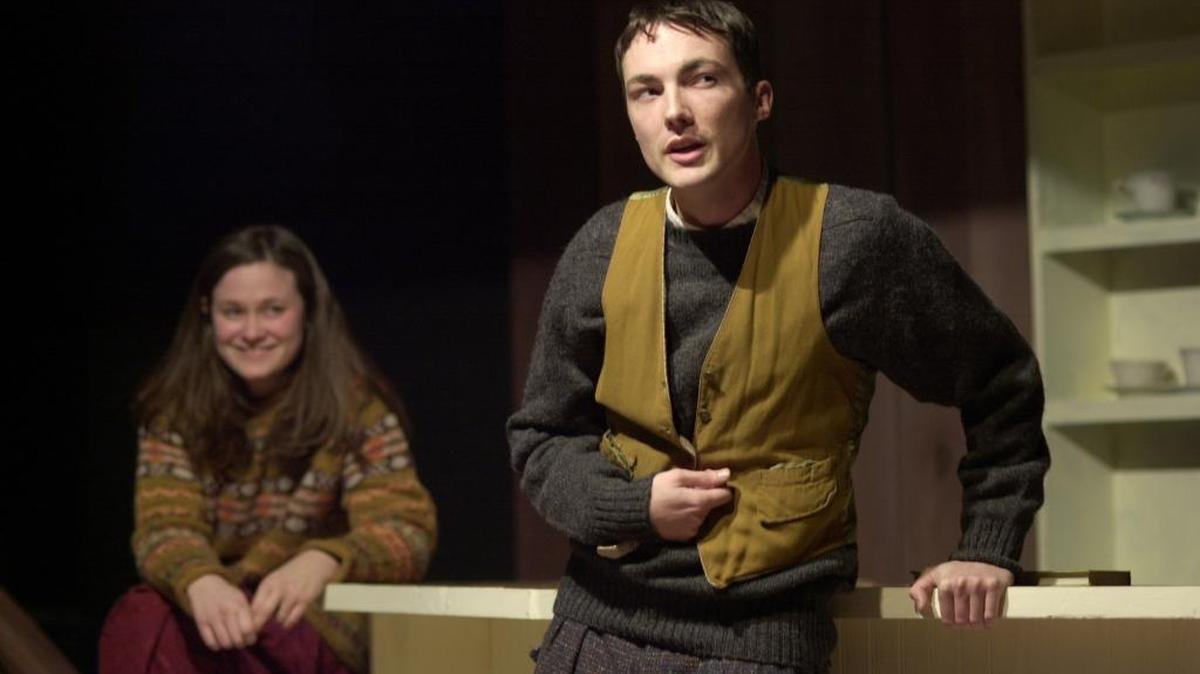 Ryan Case (right) with Jessica Wortham in Actors’ Guild of Lexington’s production of “The Cripple of Inishmaan” at the Actors’ Guild of Lexington in March 2001. Case will re-team with the play’s director, Patrick Kagan-Moore, for AthensWest Theatre Company’s production of Tracy Letts’ “Super Donuts.”