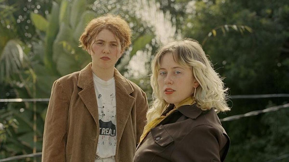 Girlpool’s Cleo Tucker, left, and Harmony Tividad will play Oct. 27 at The Burl.