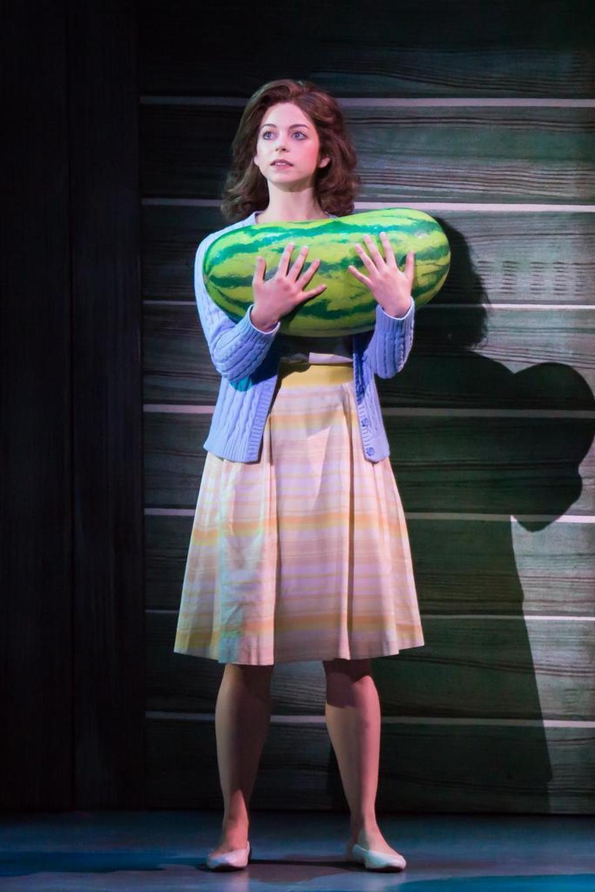 Kaleigh Courts as Baby in the touring production of “Dirty Dancing” coming to the Lexington Opera House this weekend.