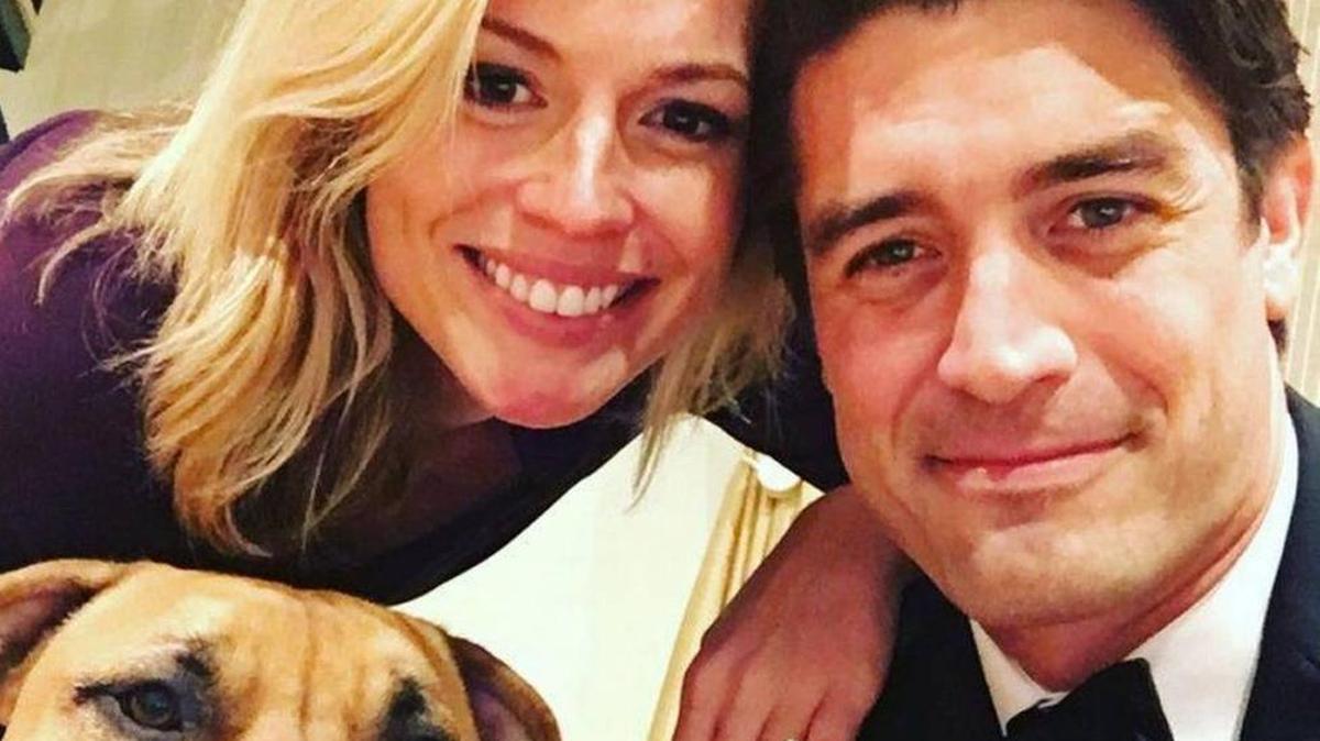 Pamela Brown, shown with her husband Adam Wright and their dog Bubs, will become a CNN senior White House correspondent on Jan. 15.