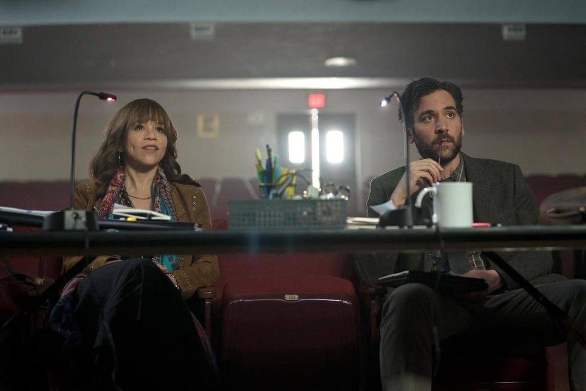 Rosie Perez and Josh Radnor star in “Rise.”