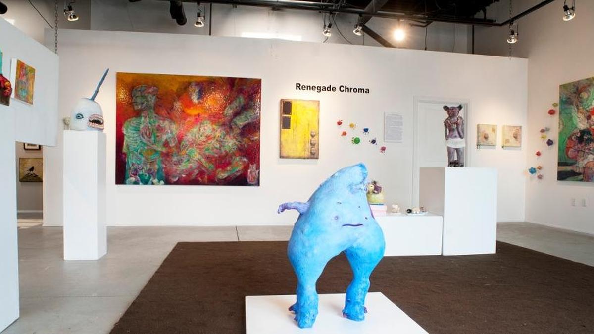 Renegade Chroma features work by four area artists.