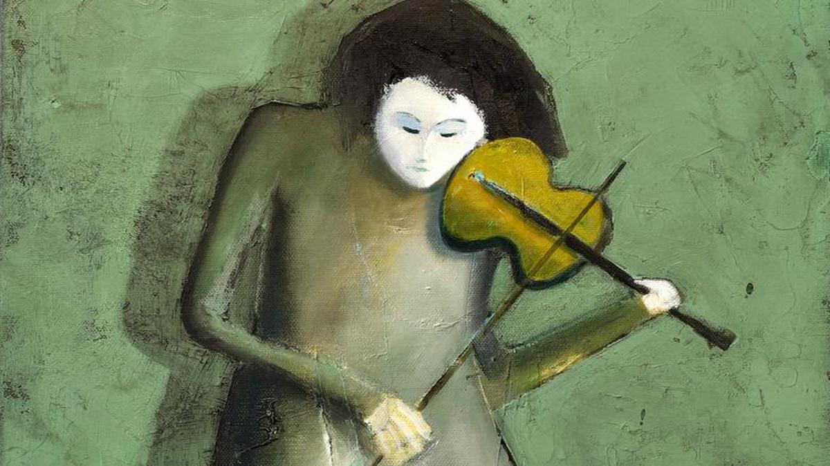 “Suzuki,” oil on canvas by Rodney Hatfield. “Ordinary Madness,” an exhibit of new work by Rodney Hatfield, aka Art Snake, is on exhibit Nov. 18-Dec. 23, 2016 at New Editions Gallery, 500 W. Short St. in Lexington, Kentucky. Neweditionsgallery.com