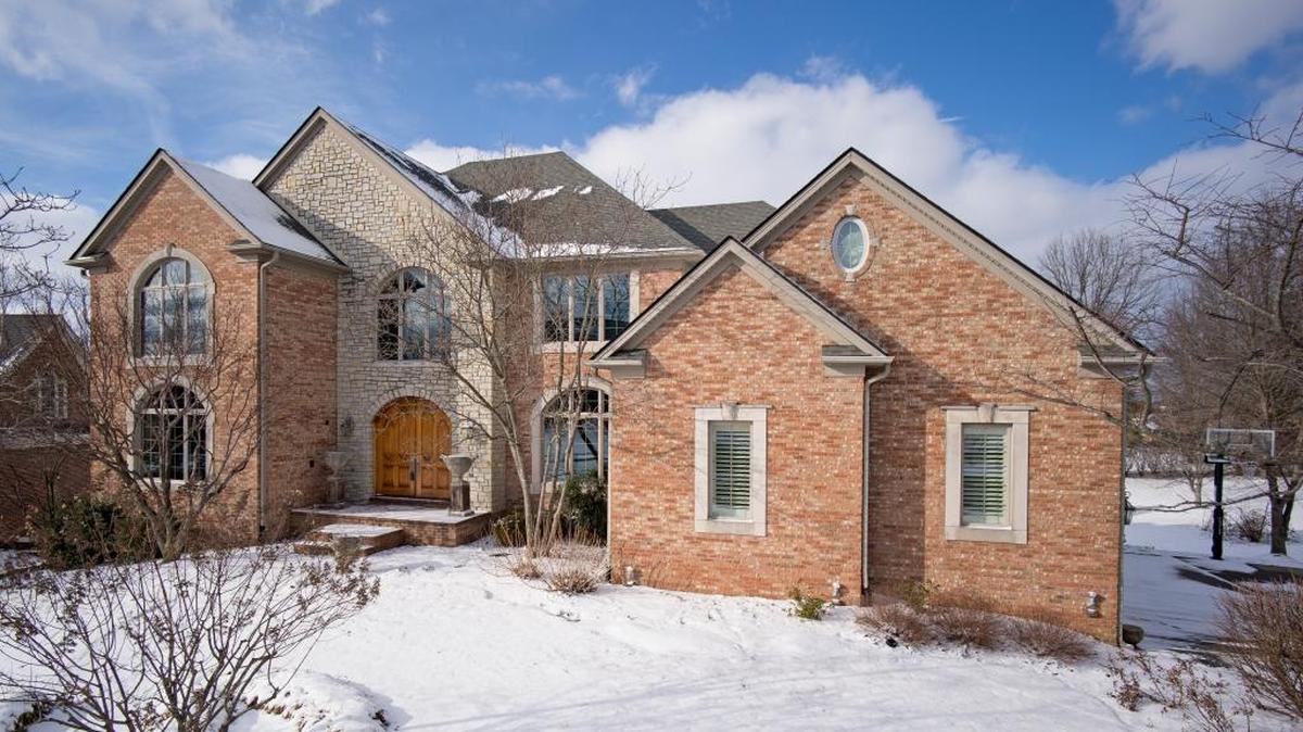 The approximate 8,335-square-foot home at 4876 Waterside Drive in Lexington’s Firebrook subdivision is now on the market.