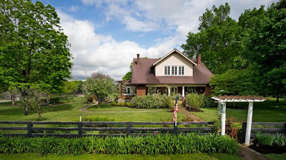 Three Toads Farm, the home of Val and Darrell Schirmer, in Clark County.