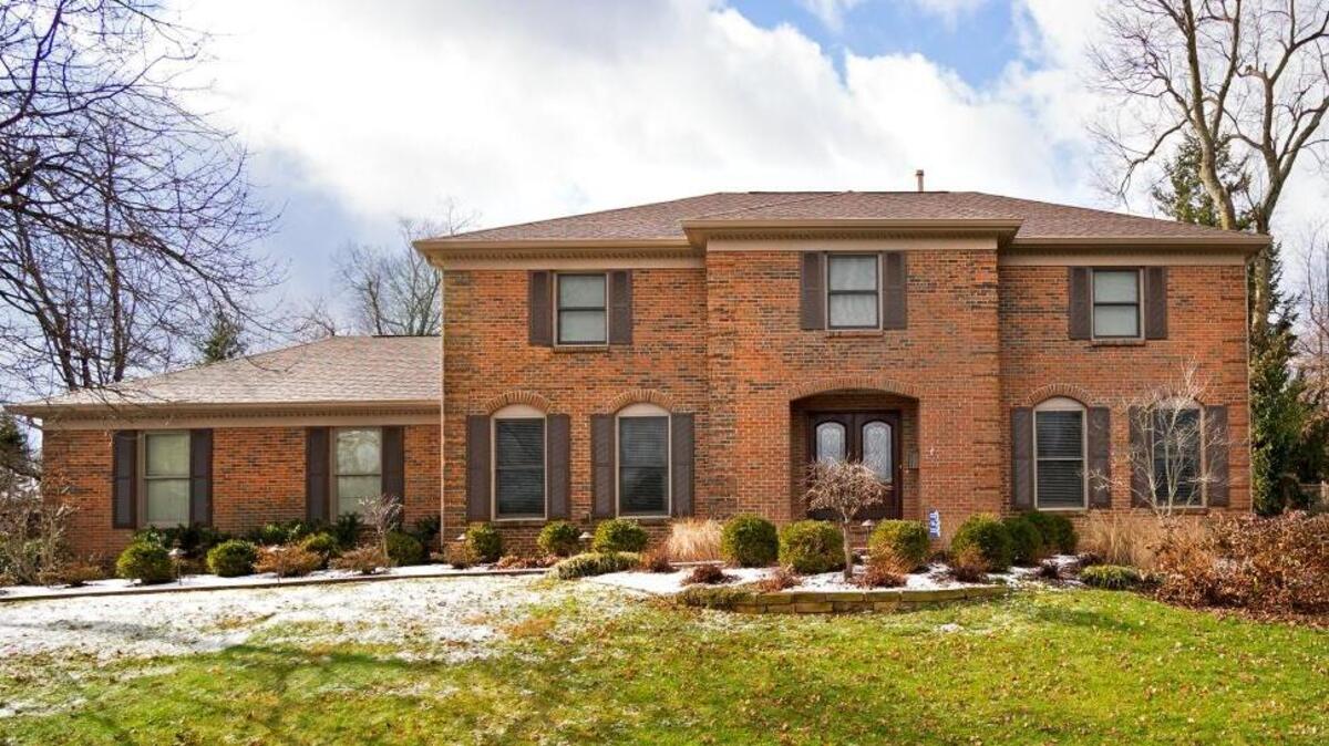 The brick, two-story home at 3320 Overbrook Drive is now on the market.