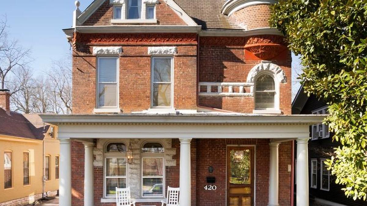 This 4,300-square-foot home at 420 West Sixth Street, which was built circa 1893, has been updated and restored and is now on the market.