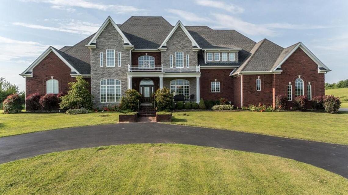 Bellows Mill home with grand style is spacious both inside and out