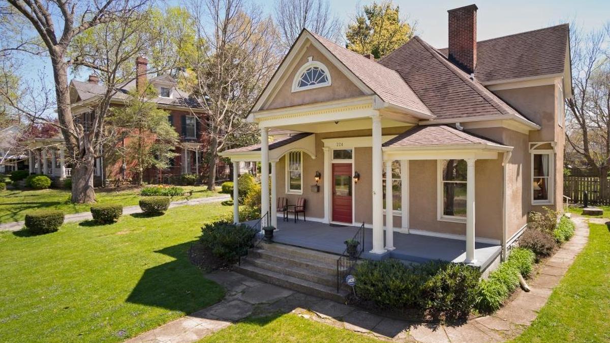 This 1½-story, 3,728-square-foot home at 224 Montgomery Avenue in downtown Versailles is currently on the market.
