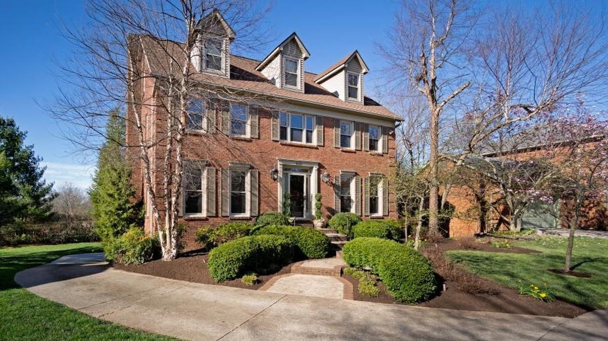 This 4,281-square-foot, brick home is in the Cumberland Hill subdivision.