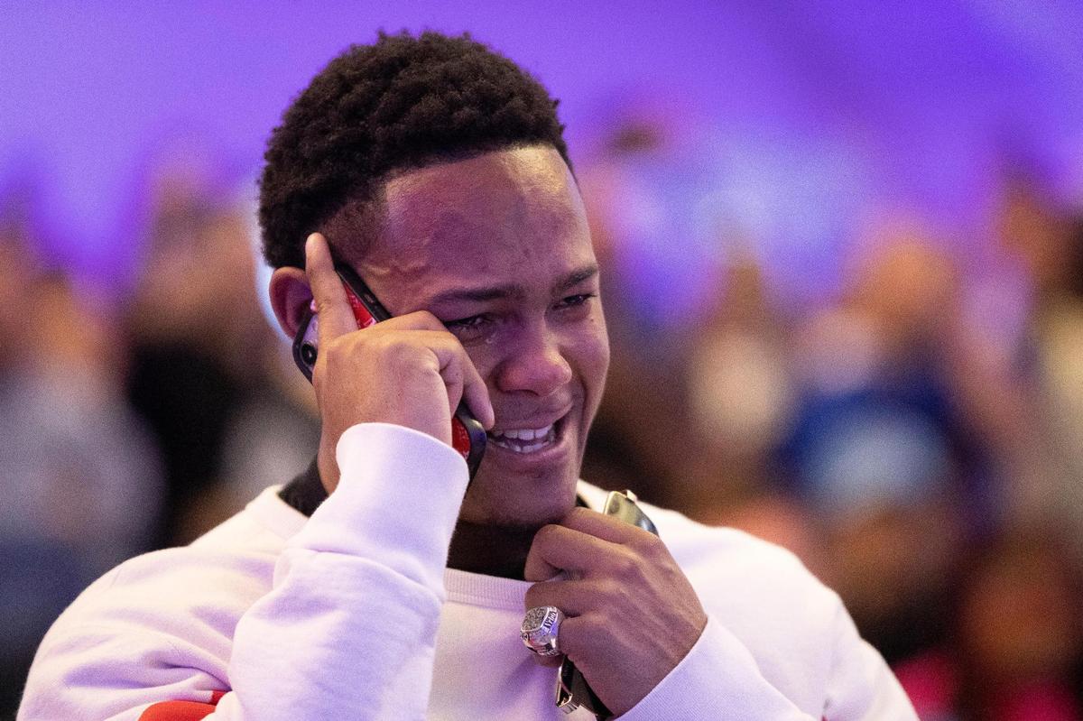 “Since I was 5 years old, that’s been a moment that I’ve been dreaming about my whole life,” Wan’Dale Robinson said. “To have it all come to life, I can’t even put into words how I was feeling. It was great, though.”