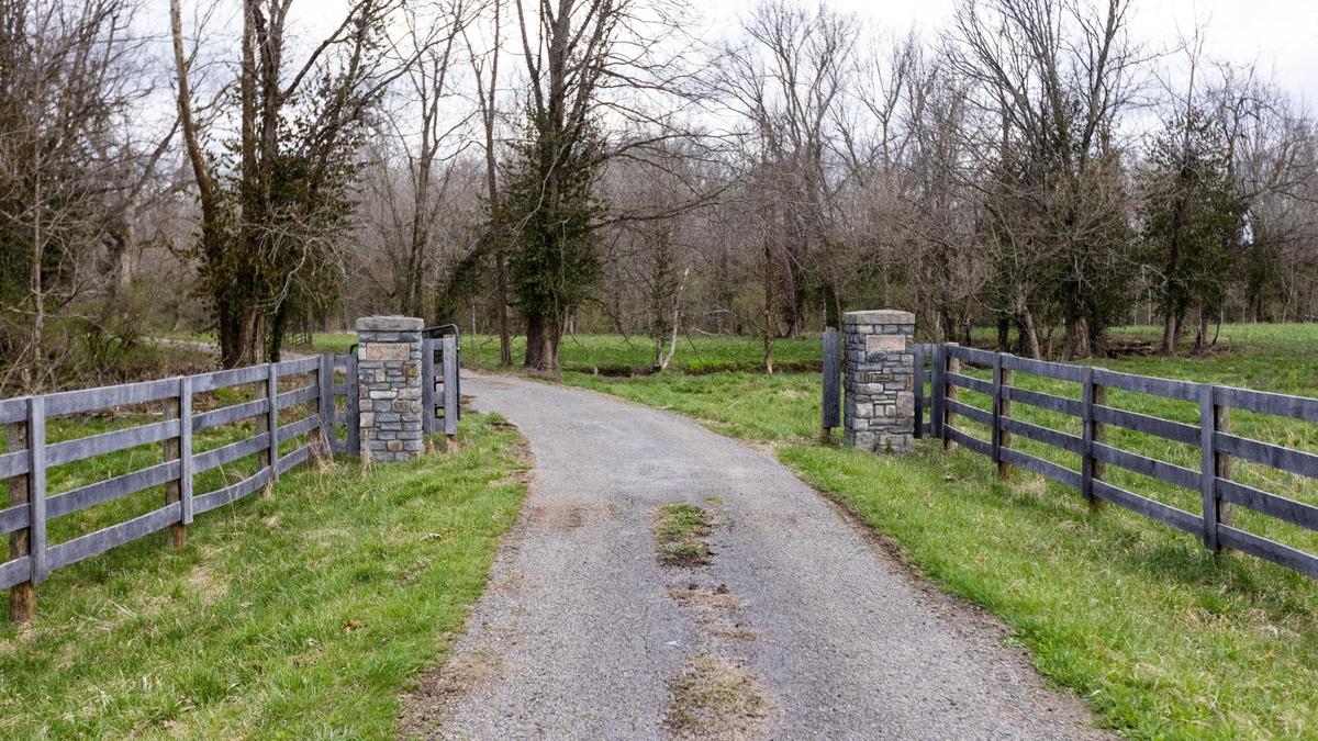 The proposed site of a new distillery at a historic mill in Woodford County, March 25, 2022.