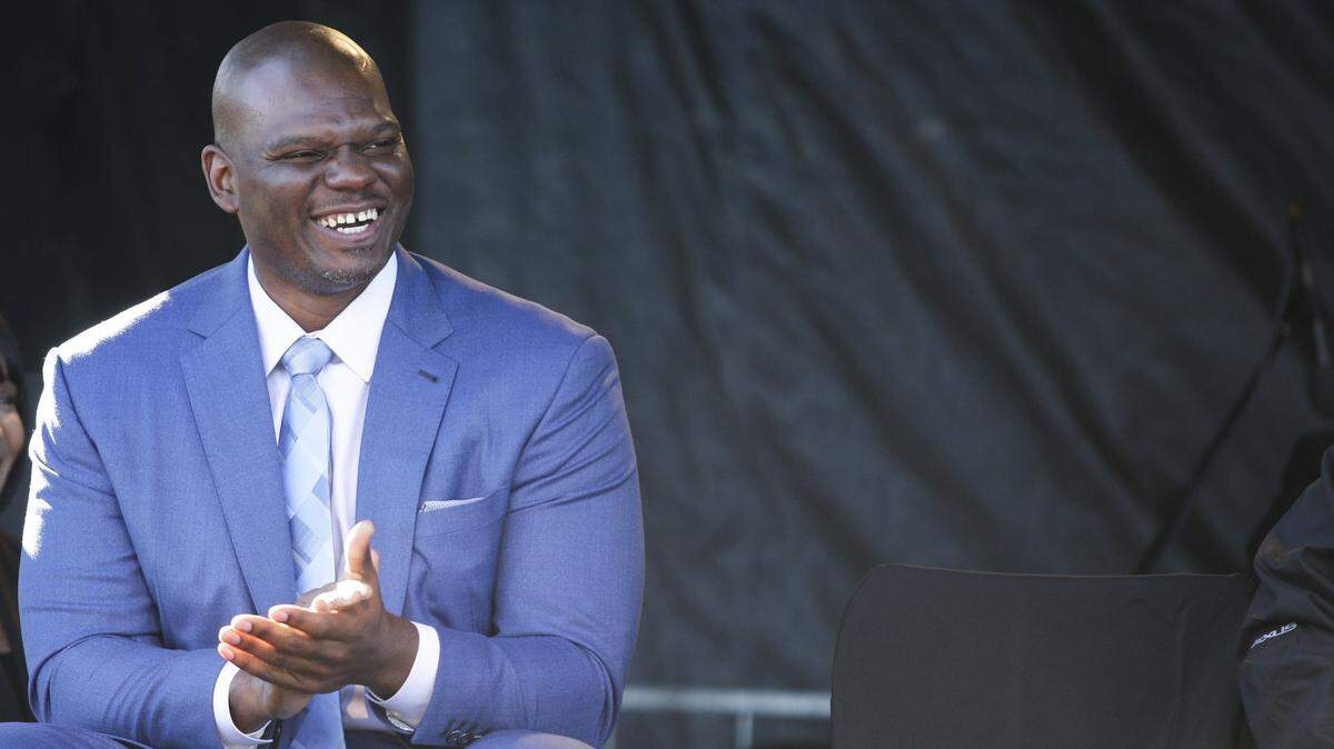 Former Kentucky star Jamal Mashburn was on hand as the first U.S. assembled Lexus was unveiled in a ceremony at the Georgetown facility on Oct. 19, 2015. Mashburn has receded from his basketball persona to focus on being a businessman in recent years.