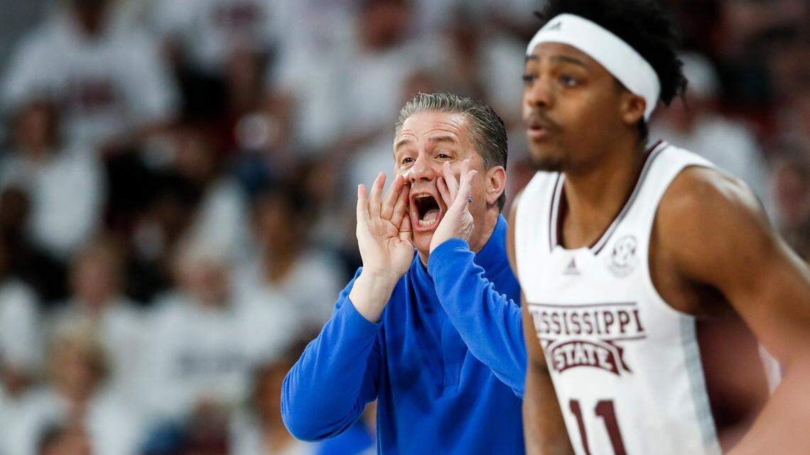 John Calipari describes how Kentucky basketball pulled out a gutsy win at Mississippi State