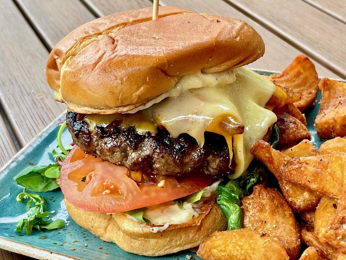 The Wagyu Bacon Cheeseburger from OBC Kitchen ($25).