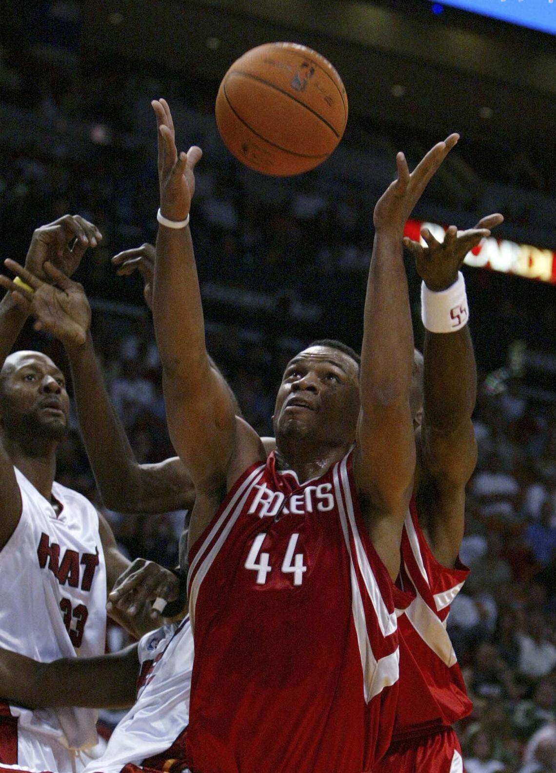 Chuck Hayes played nearly 10 years in the NBA, most of them with the Houston Rockets, for whom he is now a scout.
