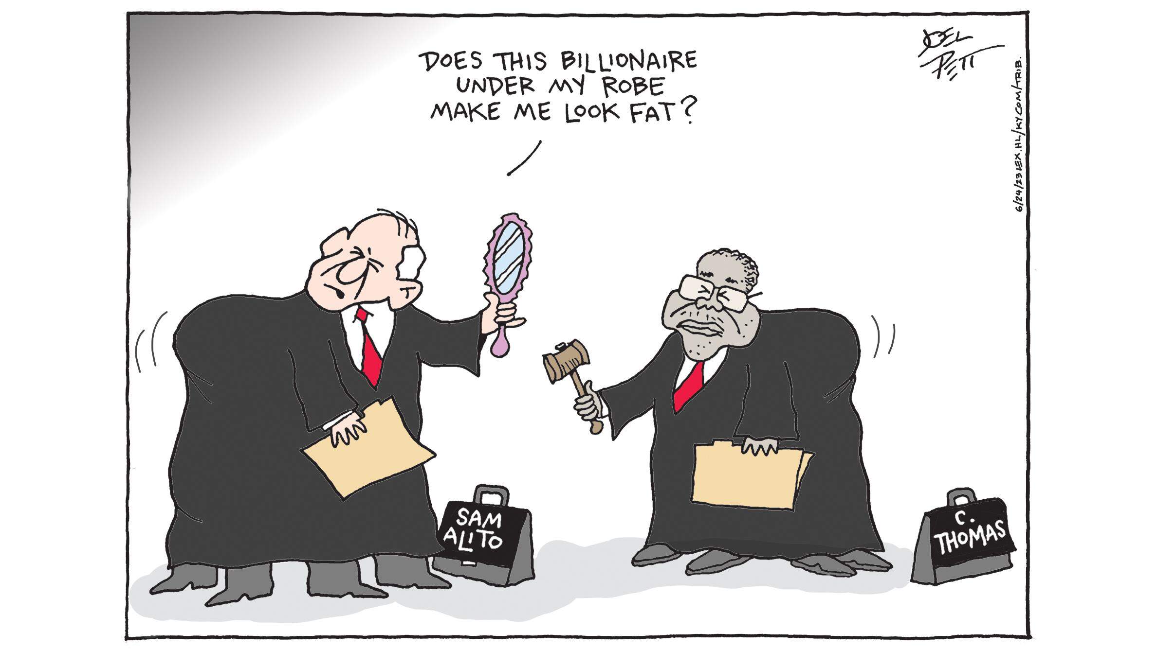 Joel Pett: Ju$tice for $ale