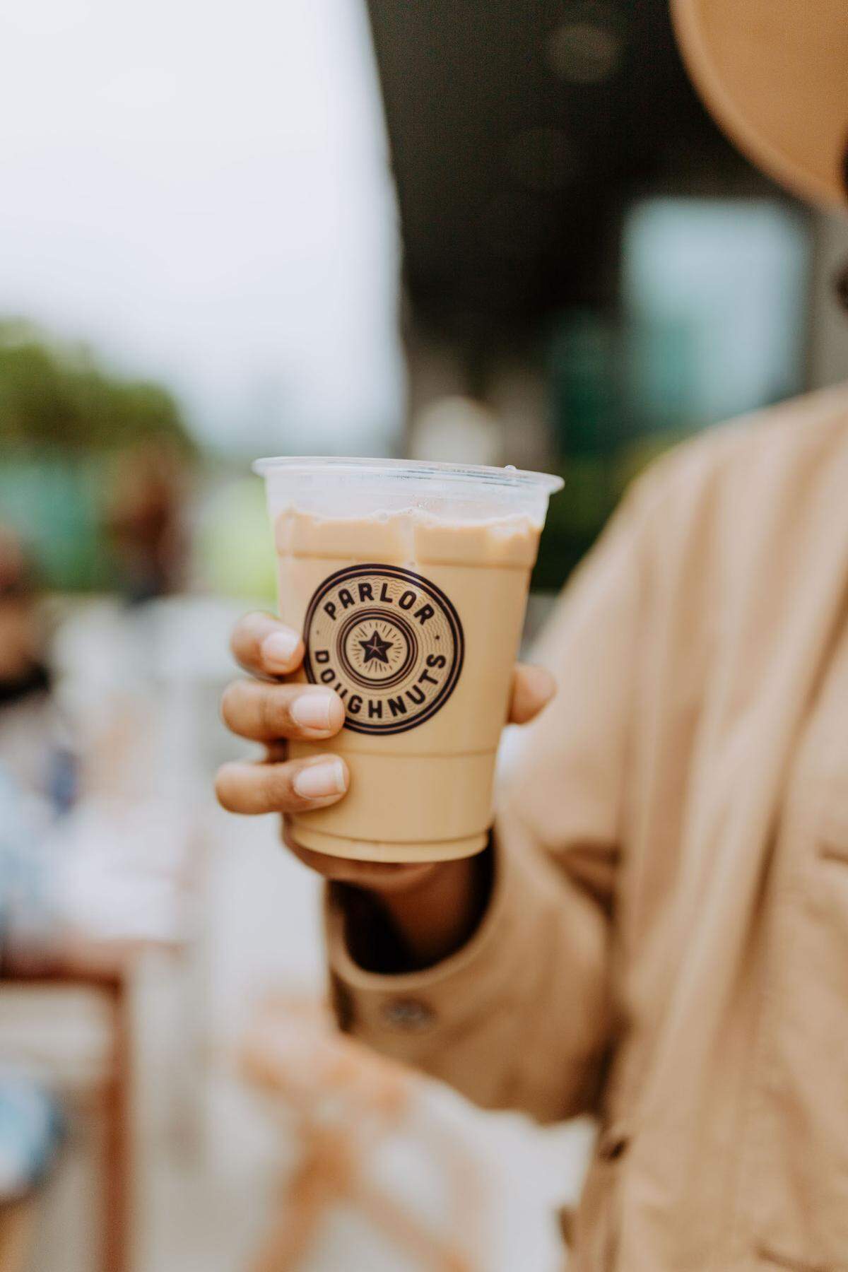 Besides doughnuts, Parlor also offers specialty coffee drinks as well as shakes.