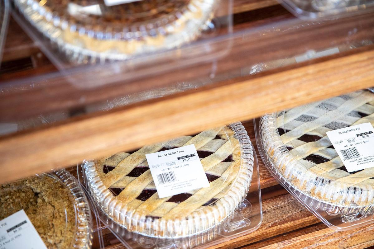 Store-baked pie at Walnut Leaf Country Market at 4004 Camargo Rd. in Camargo, Ky. Tuesday, Feb. 18, 2020.
