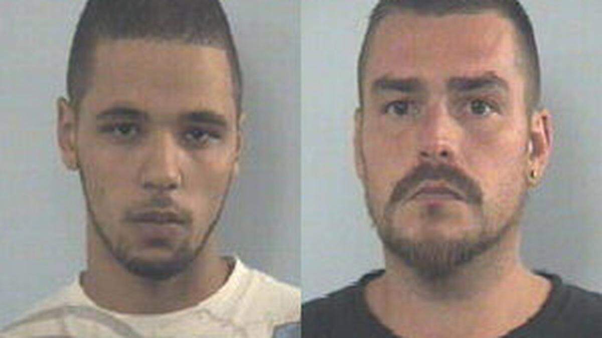 Trustin Jones, left, and Robert Guernsey