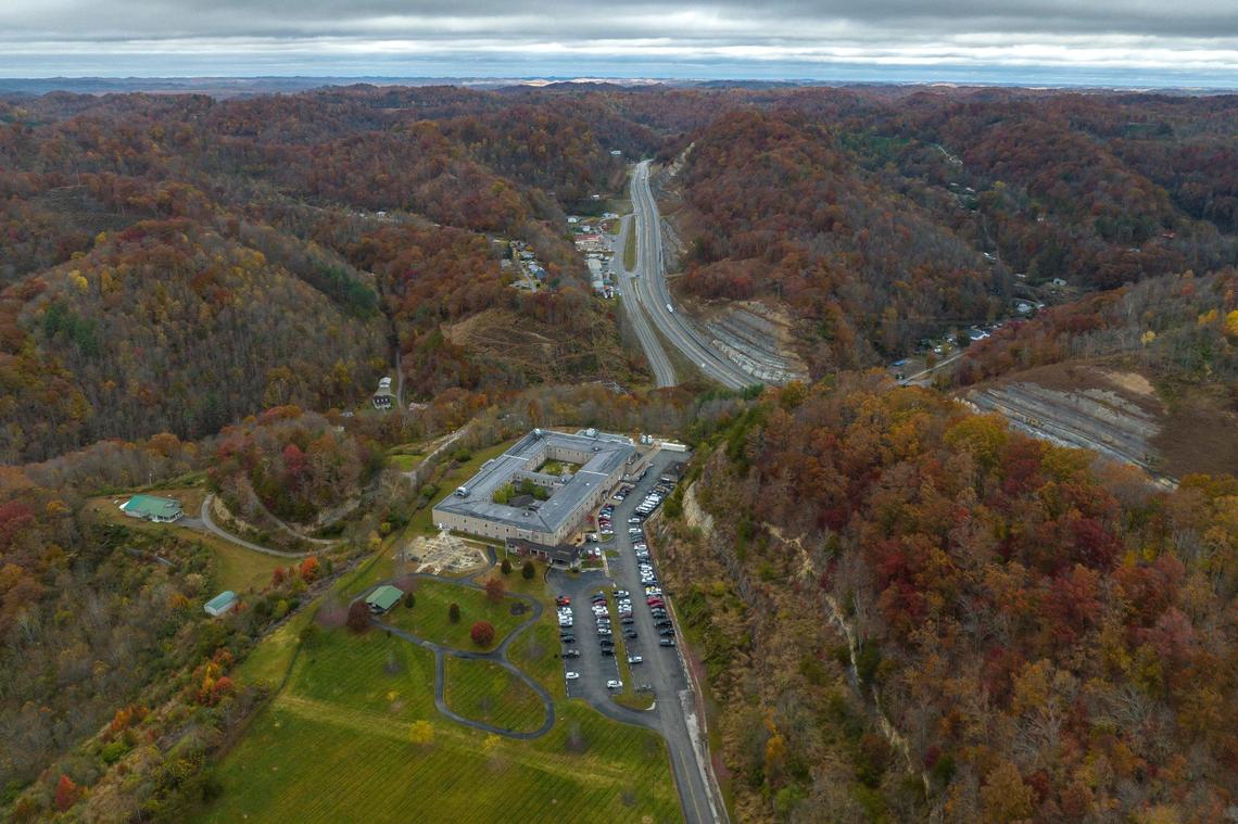 The Paul E. Patton Eastern Kentucky Veterans Center is located on a former strip mine in Perry County, Ky.