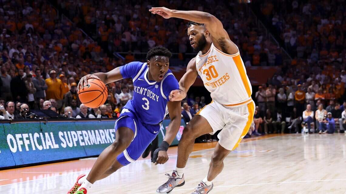 SEC college basketball final: Kentucky 85, Tennessee 81