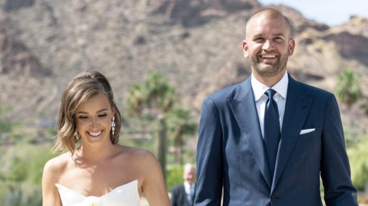 Former University of Kentucky men’s basketball assistant coach Joel Justus, now an assistant at Arizona State, married Hannah Brown over Memorial Day weekend. Justus met his bride in Kentucky. She is from Corbin.