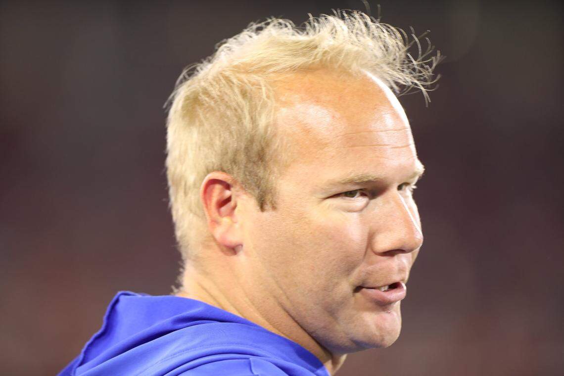 Josh Pruitt, Kentucky’s director of football operations, is in charge of most of the logistics involving travel, recruiting and scheduling for players and coaches.