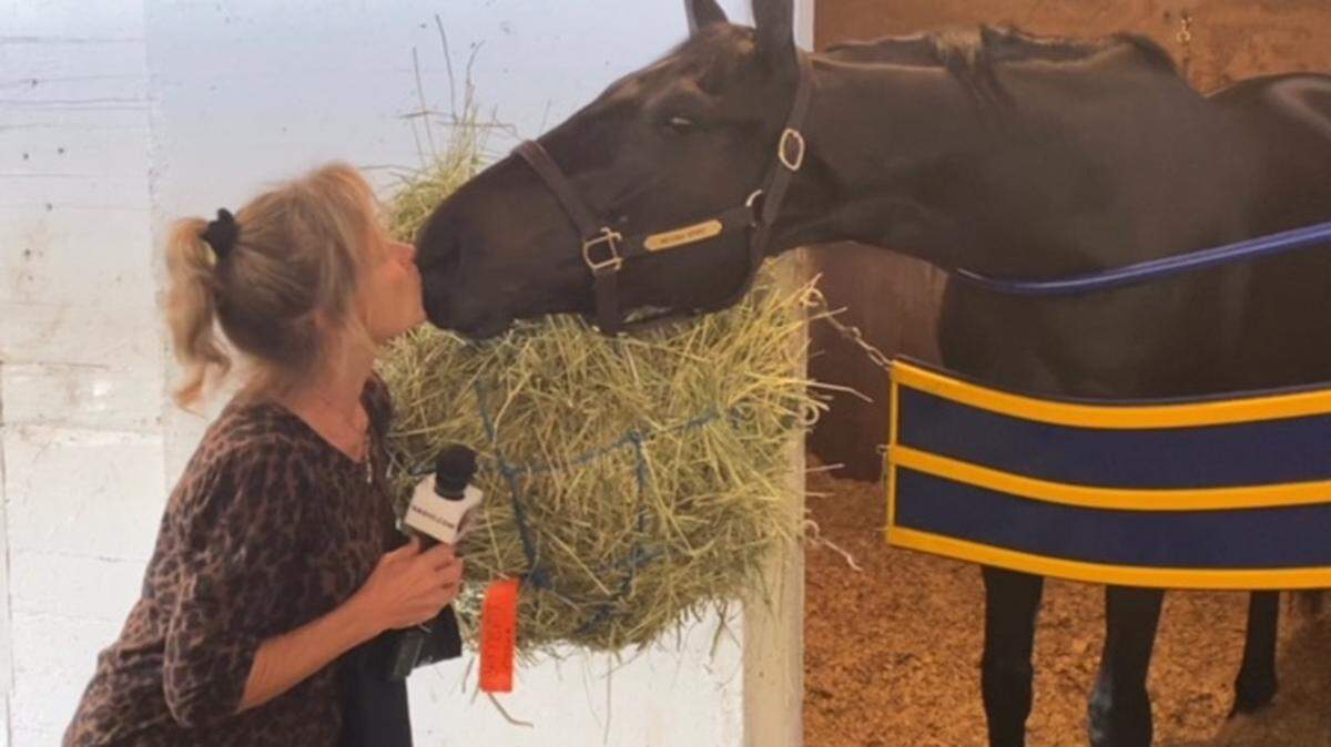 Breeder Gail Rice kissed Medina Spirit in his stall at Churchill Downs on Sunday in Louisville. On Saturday, Medina Spirit won the 147th running of the Kentucky Derby. He is the seventh Florida-bred to win the Derby and the first since Silver Charm in 1997.