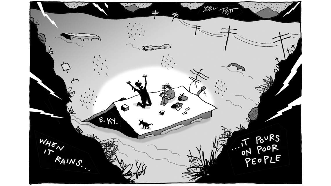 Joel Pett: When it rains, it pours ...