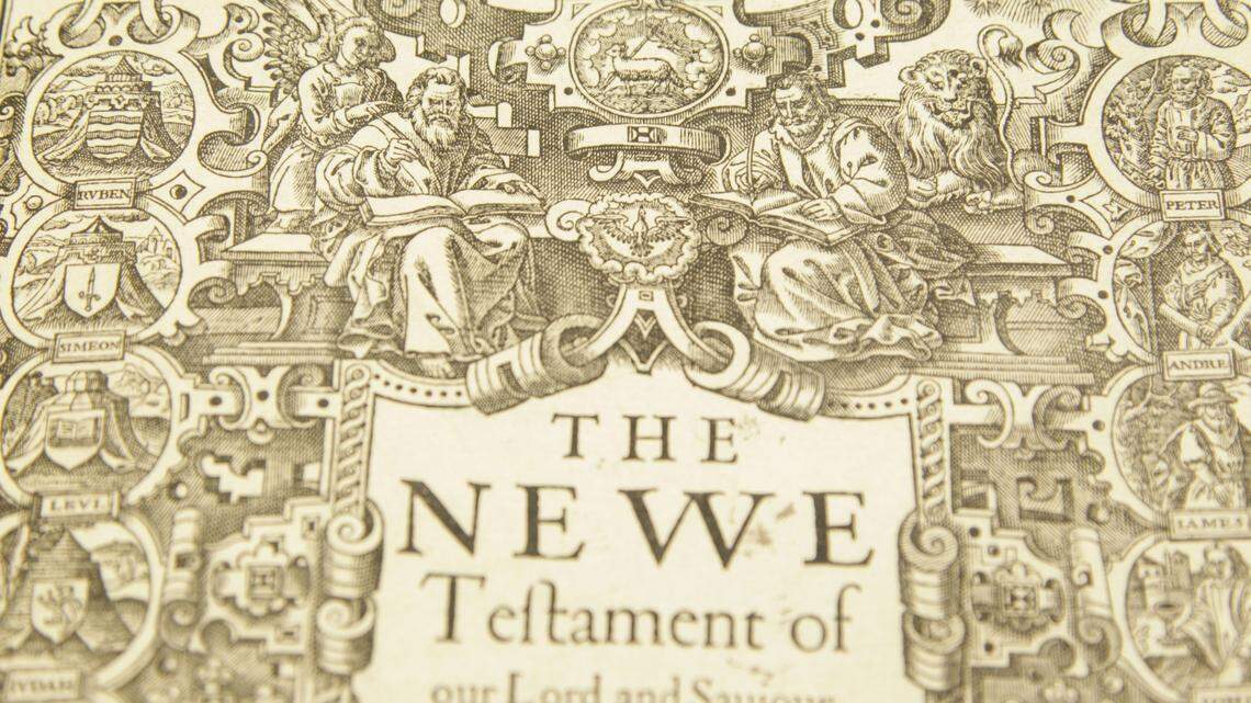 An original King James Bible is one of only a small number of 1611 editions left in the world.