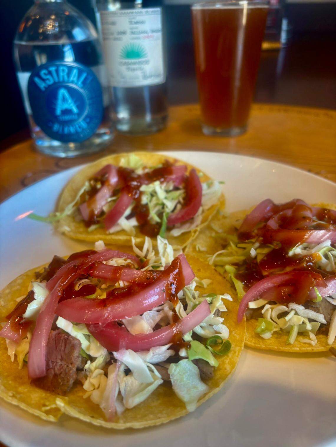 Goodwood will have Smokehouse Brisket Tacos and Bean-mento Tacos for Lexington Taco Week.