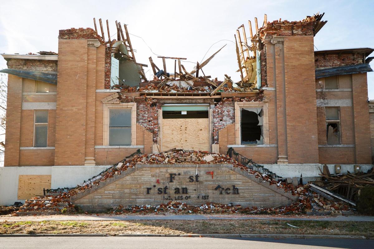 The First Christian Church on 9th Street, Jan. 5, 2022.