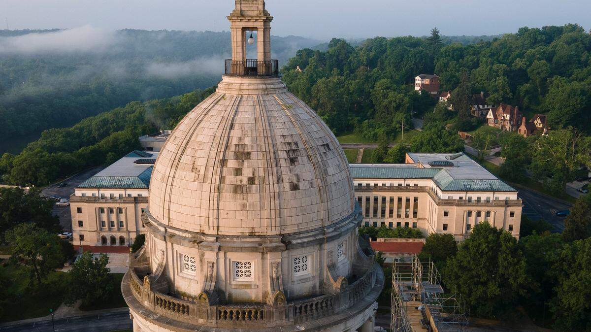 The Kentucky state Capitol in Frankfort, Ky., 