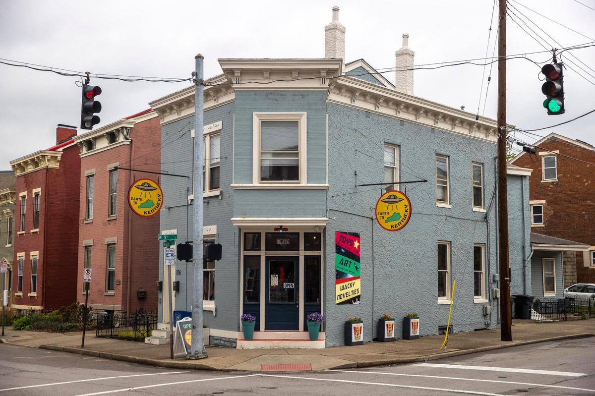 Earth to Kentucky is located at 836 Main St. in Covington, Ky. The shop sells original, vintage action figures and designer and bootleg toys.