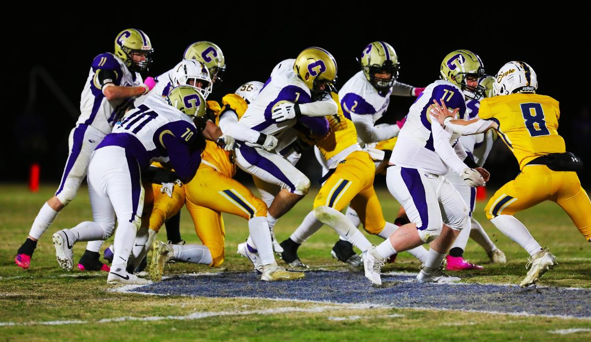 Sayre held the state’s second-highest scoring offense in Class A to 14 points in Friday’s win in Lexington over Campbellsville.